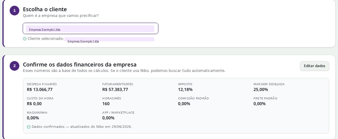 Os dados da sua empresa no centro do cálculo